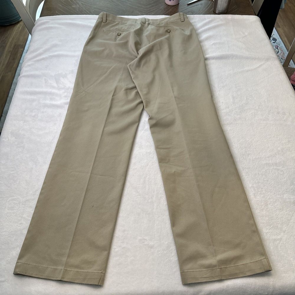 Merona Ultimate Khaki 34/34 Wrinkle Stain Resistant Flat Front Pants EXCELLENT